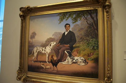 And this is fascinating. A Sacramento Indian painted as if he were an English Country Gentleman.