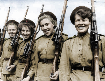 Female snipers,Soviet