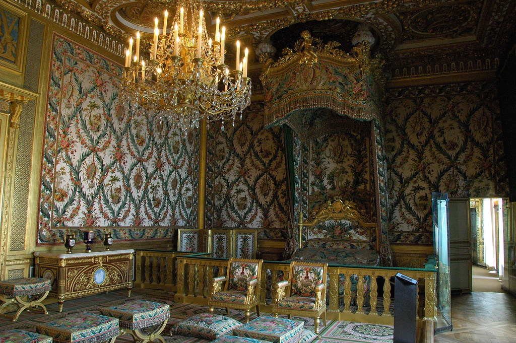 Emperor's Bedchamber Chateau de Fontainebleau.