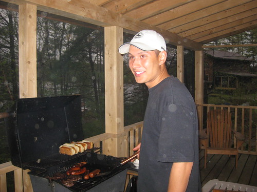 James Fukuhara doing the cooking