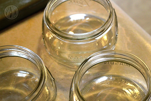 wide-mouthed jars