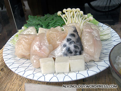 Fugu sashimi - for foolhardy gourmet hunters