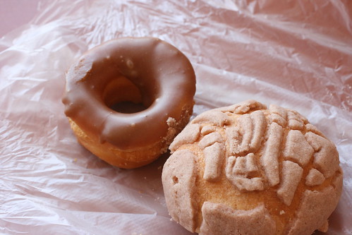 doughnut and sweet bread