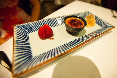 Lime and Ginger Creme Brulee