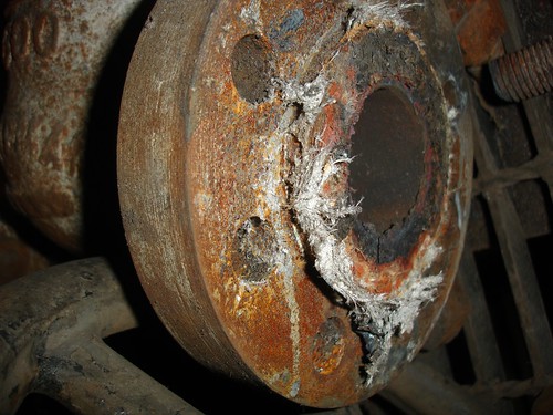Pipe Flange Asbestos Gasket - Damage - a photo on Flickriver
