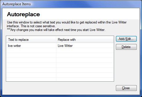 Windows Live Writer Plugins