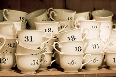 number the tea cups