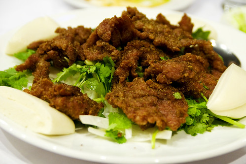 fried beef with cumin flavor