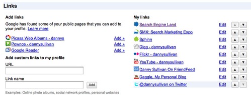 Adding Links To Google Profiles
