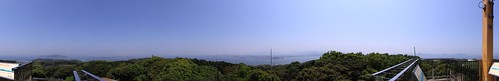 Fukuoka city panorama view