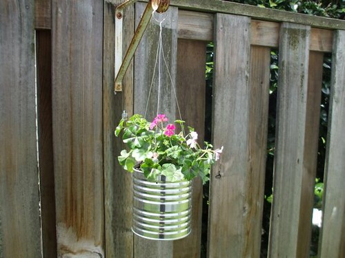 my recycled planter project
