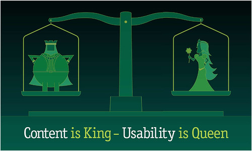 Content is King Usability is Queen