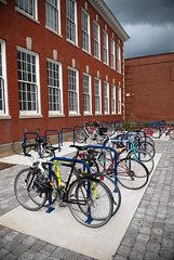Bike parking at Franklin High School-3