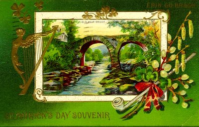 Vintage Postcard  4-  St Patricks Day