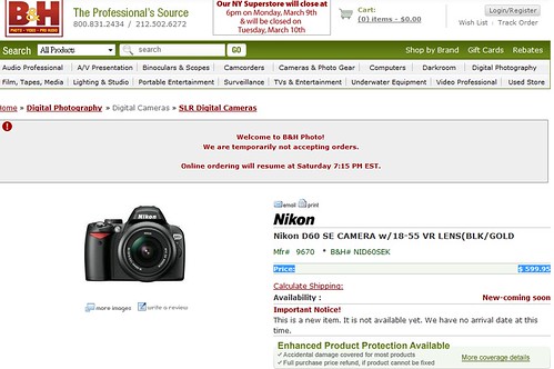 Nikon D60 SE