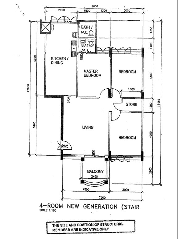 HDB 5 Room Floor Plan  HDB  Floor  Plan  Singapore Real Estate Agent Harry LIU