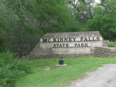 McKinney Falls State Park - Sign