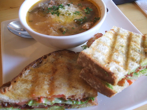 Italian BLT and soup