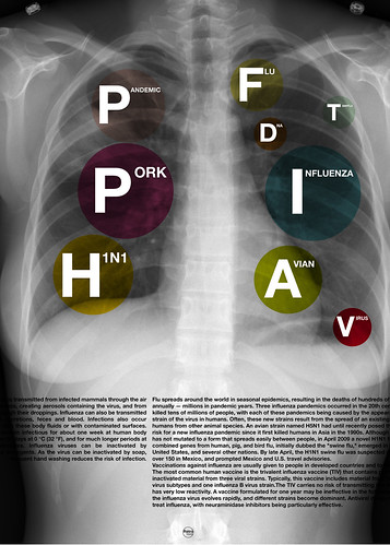 H1N1 influenza / Flu X ray serie #2 por hulk4598.