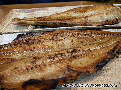 Some grilled fish which Mark and Meiyen are crazy about