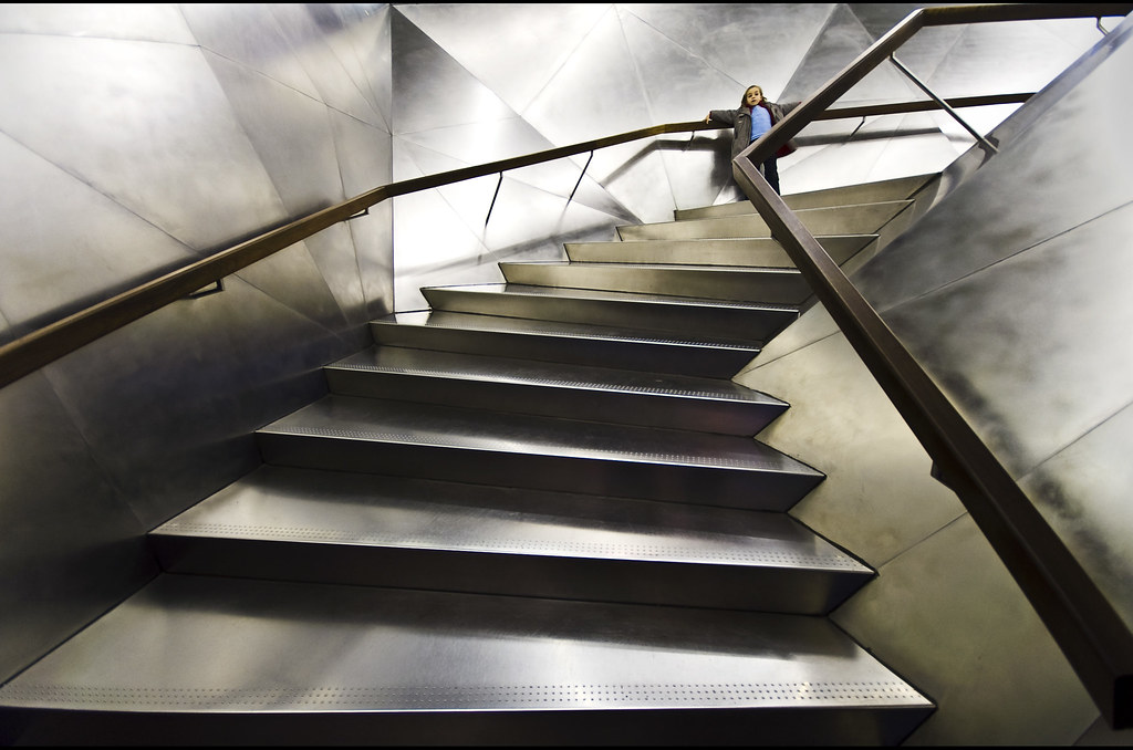 Futuristic stairs by davic, on Flickr