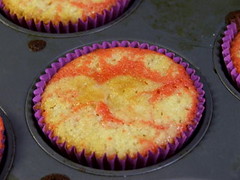 Raspberry Chipotle Swirl Cupcakes