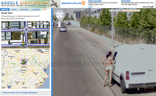 Google Street View Car Accidentally Photographs Spanish Prostitutes. 