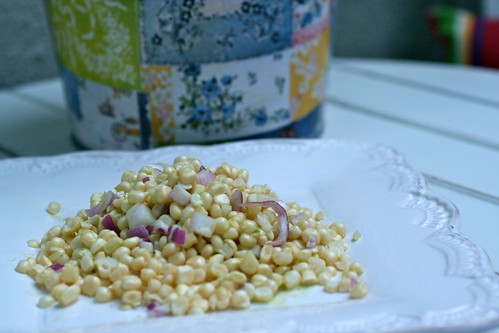 Corn Salad with Jalapeno Lime Vinaigrette