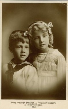 Prinz Friedrich Christian und Prinzessin Elisabeth von Schaumburg.Lippe