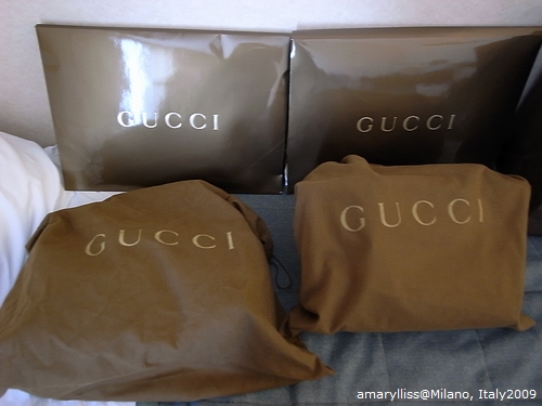 [Euro2009] 歐洲行戰利品小報告(2) GUCCI @amarylliss 艾瑪。[ 隨處走走]