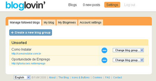 Siga os seus blogs favoritos com Bloglovin 1