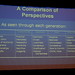 Key generational differences slide from Jack Smalley's presentation