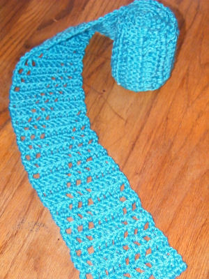 Free Knitting Pattern Miles - Diagonal Scarf - Crocheting Patterns