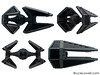 LEGO TIE Interceptor (Angles) • <a style="font-size:0.8em;" href="http://www.flickr.com/photos/44124306864@N01/12927877444/" target="_blank">View on Flickr</a>