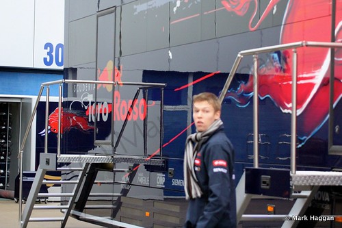 Daniil Kvyat at Formula One Winter Testing 2014