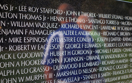 Maya Lin, Vietnam Veterans Memorial, names and reflection