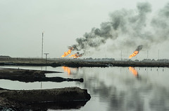 Gas Flaring, Iraq