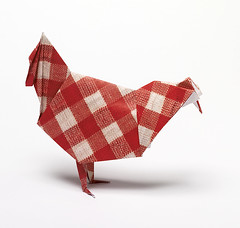 Origami création - Didier Boursin - Poule