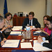 2013 11 11 SA Diaz Requena con DG Zoltan Kazatsay, Comision Europea