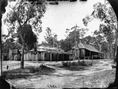 Unidentified property in the Queensland outback, ca. 1875