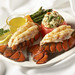 Cold water lobster tail. Seasoned and broiled, served with clarified butter and lemon wrapped in Muslin. 