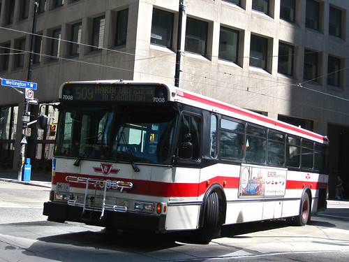 The Orion V TTC Toronto Transportation Commission Ontario Bus Postcard 