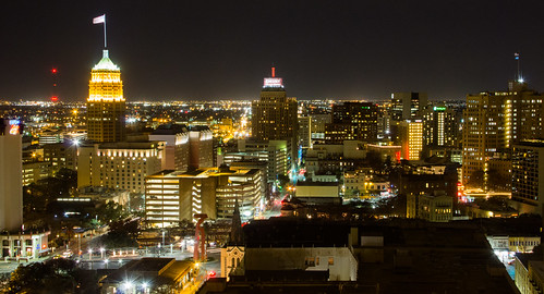 Downtown San Antonio at Night