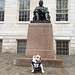 Meeting up with @Harvard namesake John Harvard. Gotta shine the other shoe, bro! #BigDawgsTour • <a style="font-size:0.8em;" href="http://www.flickr.com/photos/73758397@N07/13165992964/" target="_blank">View on Flickr</a>