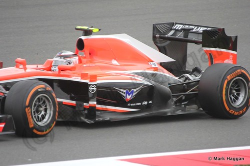 Max Chilton in Free Practice 2 at the 2013 British Grand Prix