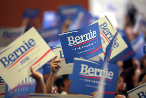 Bernie Sanders supporters, From FlickrPhotos