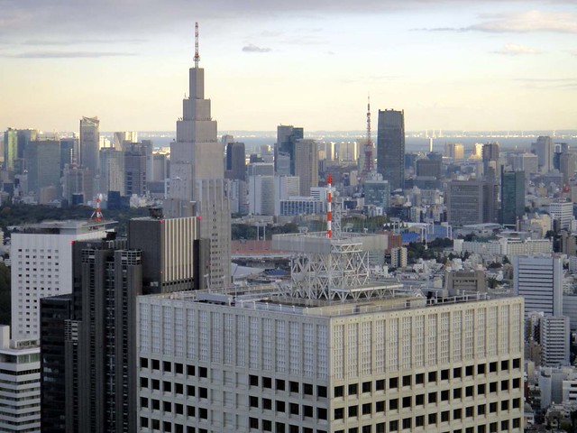 都庁45階、展望台からの写真です。東京タ...