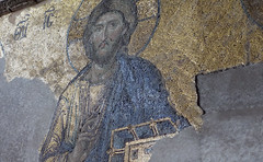 Christ, Deësis mosaic, Hagia Sophia