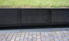 Maya Lin, Vietnam Veterans Memorial, detail near right end