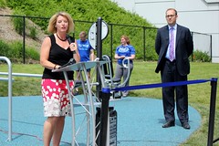 Detroit Riverfront Conservancy, Blue Cross Blue Shield of Michigan Fit Park Grand Opening
